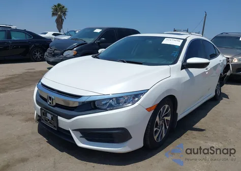 2016 Honda Civic Ex z USA, uszkodzony, nr VIN 2HGFC2F75GH562257